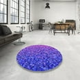 thumbnail image 4 of Ahgly Company Machine Washable Indoor Rectangle Transitional Aztech Purple Area Rugs, 5' x 7', 4 of 7