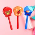 thumbnail image 4 of Shisuyan 3pcs Wooden Cartoon Castanets Early Educational Long Handle Hand Clapper Percussion Instruments Musical Toy for Baby Infant (Random Color), 4 of 8