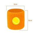 thumbnail image 6 of Pebbuoy 2Pcs Kids Sports Wristband Ball Embroidery Stretch Breathable Sweat Absorbing Boys Girls Knitted Basketball Volleyball Wrist Protector Sweatband, 6 of 7