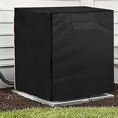 Central Air Conditioner Covers for Outside Units Heavy Duty Ac Cover for Outdoor Unit Square Winter Withstand The Rain and Snow,Or Nuts Fit Up to 38x38x40 inchs