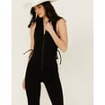 thumbnail image 2 of Idyllwind Women's Lawson Stretch Lace Detail Flare Jumpsuit Black XX-  US, 2 of 4