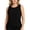 (New1)Black, variant on Women's Casual Quick Dry Sleeveless Tank Top Soft Breathable Round Neck Athletic Racerback Camisole for Daily Wear, Workout