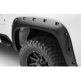 thumbnail image 3 of Bushwacker Fender Flare 40982-02 Pocket Style; 2 Inch Tire Coverage; Smooth Black; ABS Thermoplastic; 5-1/2 Inch Front/6 Inch Rear Flare Height; Set Of 4, 3 of 3
