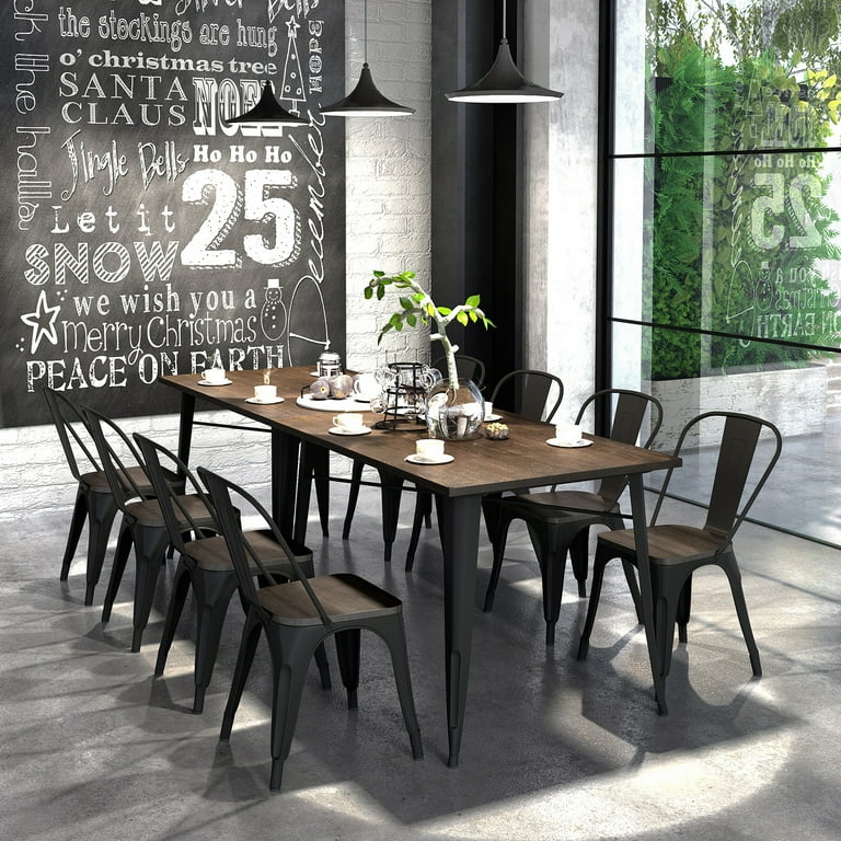 8 seater industrial dining table new arrivals
