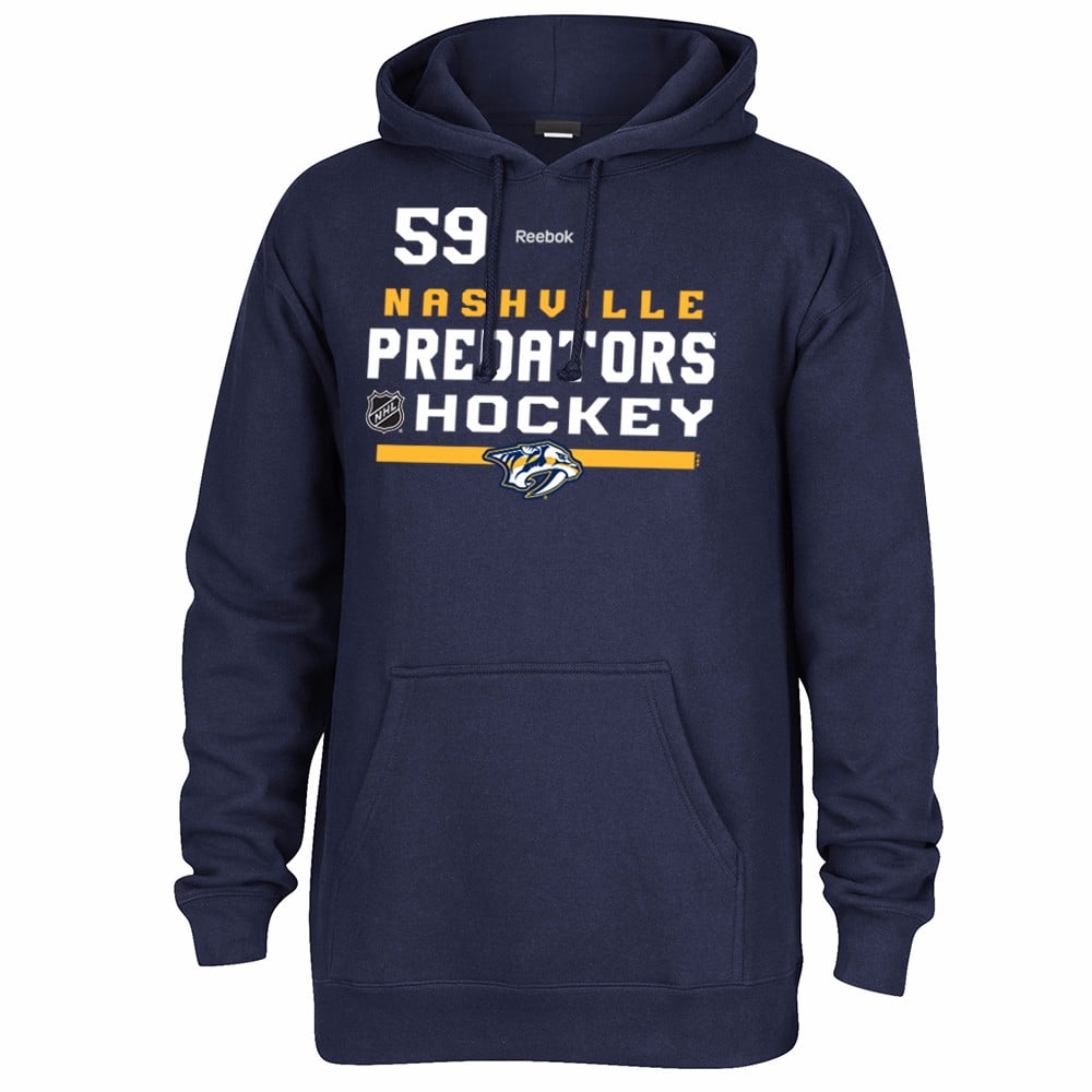 Roman Josi Nashville Predators NHL Reebok Navy Blue Center Ice "Freeze" N&N Jersey Pullover Hoodie For Men by Reebok