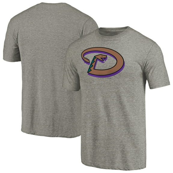 Men's Ash Arizona Diamondbacks Cooperstown Collection Forbes Tri-Blend T-Shirt
