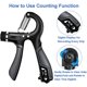 thumbnail image 5 of Entrenador de fuerza de agarre con contador inteligente, resistencia ajustable 11-132 lbs (5-60kg), ejercicio antideslizante para el dedo perfecto para la construcción del músculo del antebrazo Feliz Sencillez, 5 of 5