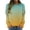 Yellow, variant on Baqcunre Sweaters For Women Women's Long Sleeved Round Neck Floral Print Pullover Sweater Top Crewneck Sweatshirts Plus Size Tops Yellow S