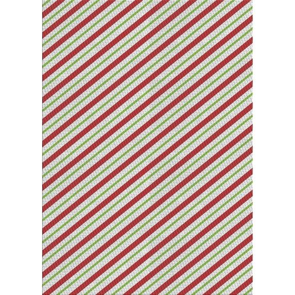 Ahgly Company Machine Washable Indoor Rectangle Transitional Cherry Red Area Rugs, 6' x 9'