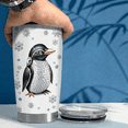 thumbnail image 5 of SANDJEST Penguin Tumbler 20oz Jewelry Drawings Stainless Steel Insulated Tumblers Gifts for Women Girls Coffee Travel Mug Cup Gift for Christmas Birthday, 5 of 5