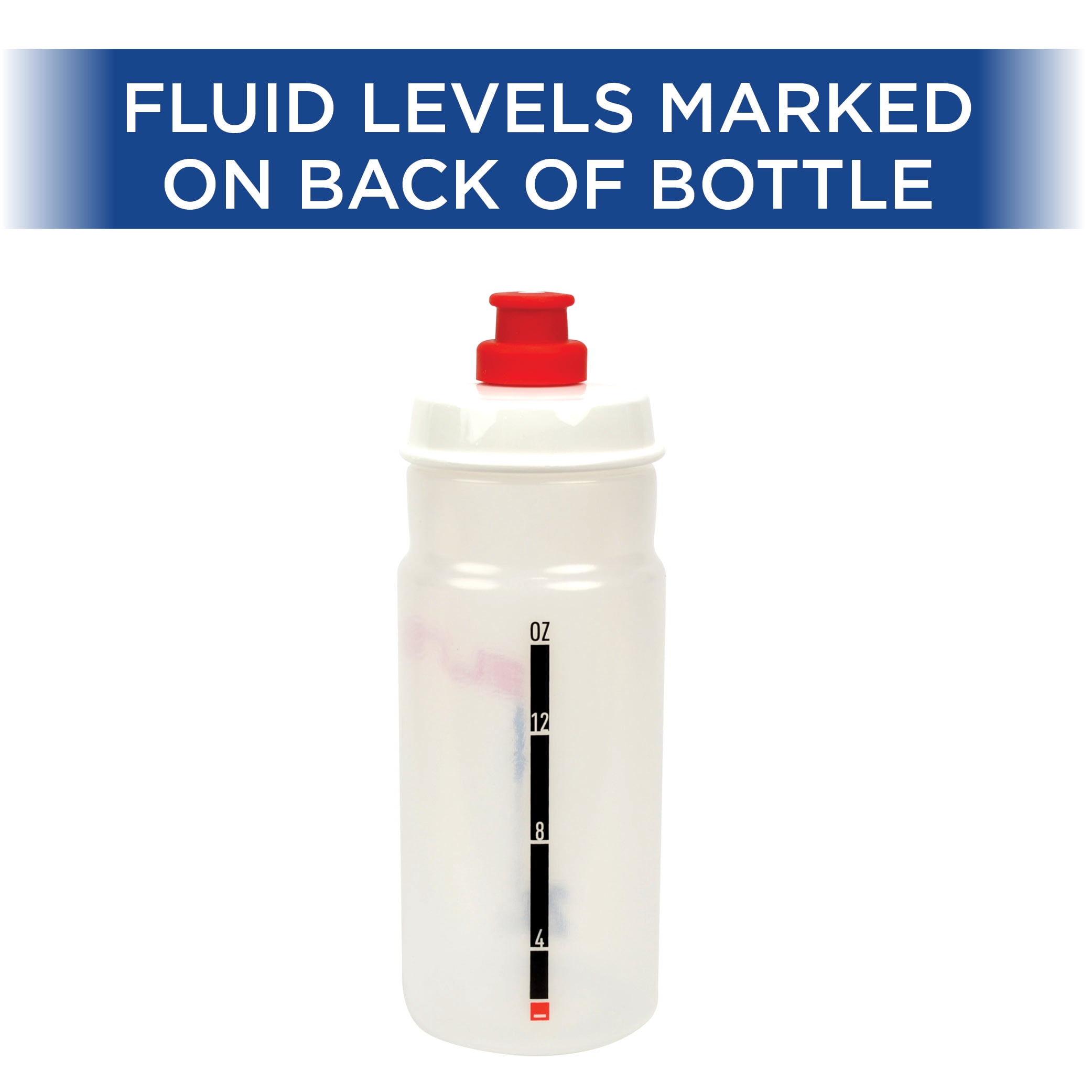 Elite Pro Bike Bottle 550 ml/20 oz (Dishwasher Safe, BPA Free)