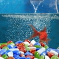thumbnail image 3 of 1 Pack River Rock Decorative Creative Acrylic Pebble Aquarium Polished Stone, 3 of 10