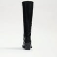 thumbnail image 5 of Sam Edelman Tamea Black Washed Leather Squared Toe Stacked Heel Western Boots (Black Washed Leather, 5), 5 of 6