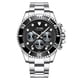 thumbnail image 1 of Reloj de cuarzo de lujo para hombre de la marca TEVISE T823, reloj deportivo de acero inoxidable, 1 of 8
