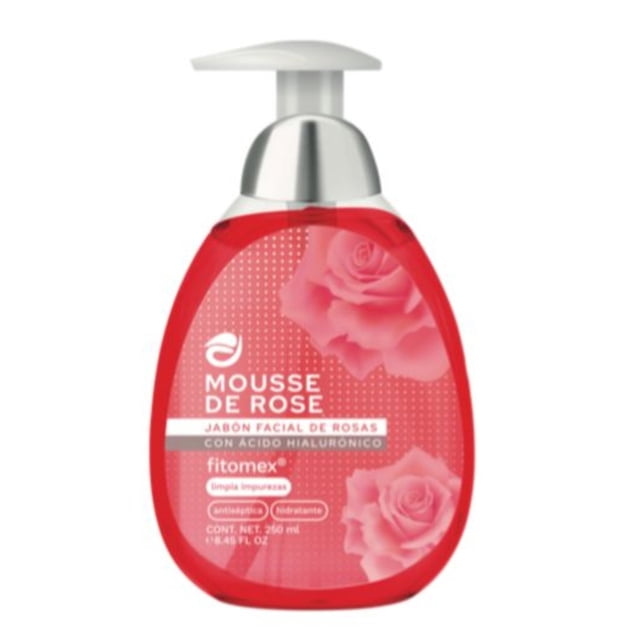 Jabón Facial Mousse de rose Fitomex 250 mL