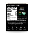 thumbnail image 5 of Buddha Teas Organic Turmeric Ginger Tea - OU Kosher, USDA Organic, CCOF Organic, 18 Bleach-Free Tea Bags (Pack of 3), 5 of 6