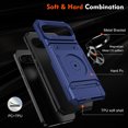 thumbnail image 4 of Decase Case for Google Pixel 9 / 9 Pro,TPU+PC,Built-in Magnetic Kickstand,with Card Holder Dual-Layer Design Heavy Duty Shockproof Protection Phone Case for Google Pixel 9 / 9 Pro,Blue, 4 of 7