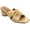 Tan, variant on Journee Signature Womens Charlize Solid Leather Slide Sandals