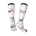 thumbnail image 5 of Lsque Bulldog Face Printed Crew Socks Men's Women's LightWeight Thin Casual Calf Socks ,Knee High Socks,Cotton Socks, 5 of 9