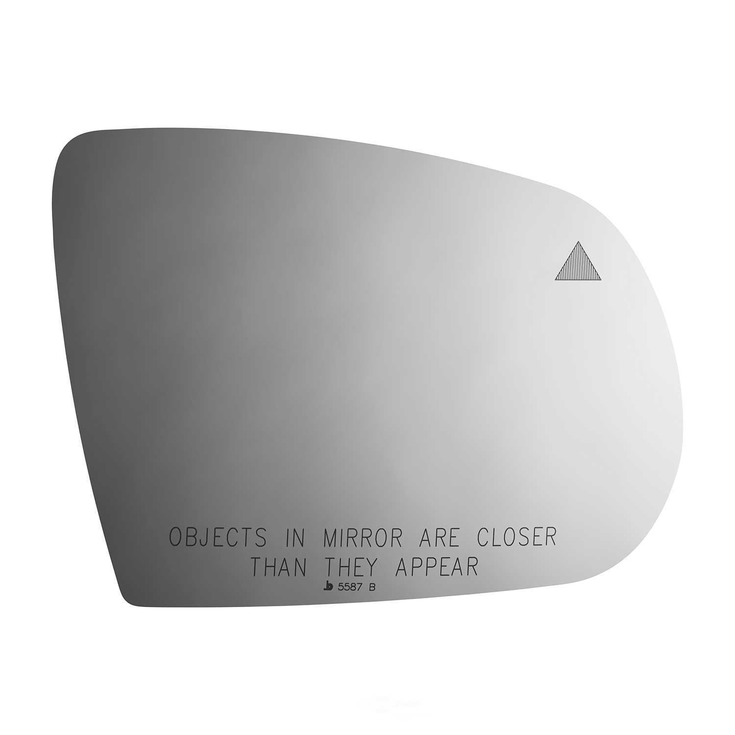 Burco Side View Mirror Replacement Glass - Clear Glass - 5587B