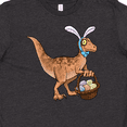 thumbnail image 4 of Inktastic Easter Velociraptor with Bunny Ears Youth T-Shirt, 4 of 5