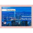 thumbnail image 3 of ArtToFrames 15x10.02 Inch - 38x26 CM Pink Puzzle Frame for 1000 piece Puzzles.1.38 Inch Custom Wood Puzzle Frames, Pink - Comes with Regular Glass, 3 of 6
