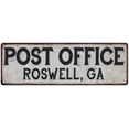 thumbnail image 1 of Roswell, Ga Post Office Metal Sign Vintage 6x18 106180011316, 1 of 1