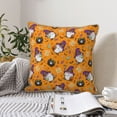 thumbnail image 6 of KLL Halloween Witches Gnome Decorative Throw Pillow Covers Velvet Soft for Couch Sofa Bedroom Living Room Outdoor - 16"x16", 6 of 8