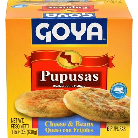 GOYA Pupusas Cheese & Beans 6 Ct, 22 oz