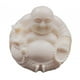 thumbnail image 2 of Figura de Buda sonriente de madera, figurita de té para mascotas, artesanías en miniatura, decoración decorativa de mesa para amantes del té, ligera, 2 of 10