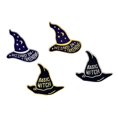 thumbnail image 3 of Lapel Collar Enamel Buckle Denim Shirt Accessory Women Fashion Enthusiasts Witch Hat Shape 3.50x3.20x0.60CM Alloy 1Pcs, 3 of 5