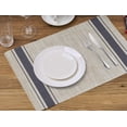 thumbnail image 4 of Placemats for Dining Table Set of 4, Place Mats Washable, Crossweave Woven Vinyl Table Mats, Stain Resistant Heat Resistant Non-Slip Mats for Kitchen Table, 4 of 5