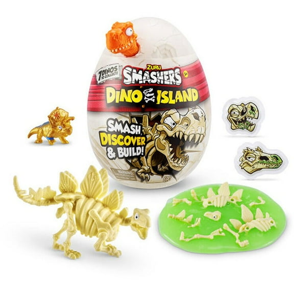 Smashers Series 5 Dino Island NANO Mystery Egg (ORANGE)