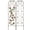 Brown-2pc, variant on 2 Pack Metal Garden Trellis for Climbing Plants Outdoor 86.7" x 19.7" American Country Style Plant Support Rustproof Metal Rose Trellis Light Green