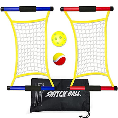 Toyvian Jeu De Lancer Et Attraper Pop Pass – Kit Avec Paniers Et Balles – Activité De Plein Air – Coopératif Ou Solo