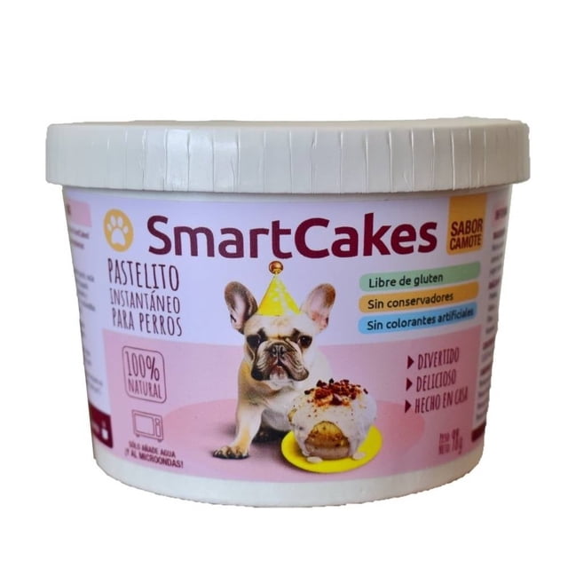 Pastelito Instantáneo para Perros SmartCakes Sabor Camote de 98 g