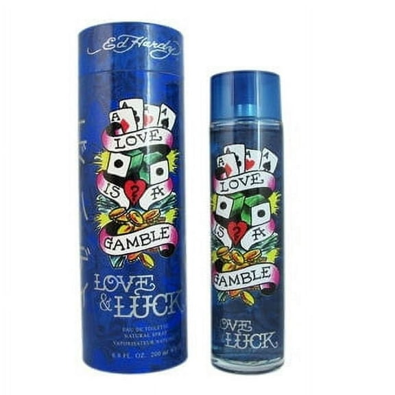 Ed Hardy Love & Luck Eau De Toilette 3.4 Oz Christian Audigier Men's Cologne