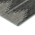 thumbnail image 4 of Addison Rugs Mayfield Washable Transitional Modern Charcoal Rectangle Rug, 2'6" x 3'10", 4 of 6
