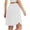 White, variant on Skorts for Women 20" Golf Knee Length Athletic Tennis Skirts Brown S