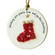 thumbnail image 1 of Sea Glass Christmas Tree Ornament with Miniature Beach Scene and Natural Sand for Holiday Decor, 1 of 7