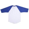 thumbnail image 3 of Hat and Beyond Kids Plain Raglan Baseball T-Shirt with 3/4 Sleeve, 3 of 4