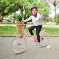 thumbnail image 4 of Gymax Vélo pour Enfants Rétro 18 Pieds' avec Guidon et Selle Réglables en Hauteur Rose, 4 of 10