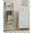 thumbnail image 2 of Blanket Ladder - for Bedroom,5-Tier Farmhouse Ladder Holder Organizer for Bathroom Living Room, 2 of 8