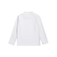 thumbnail image 4 of XUNZOO Kids Boys Girls Solid Color Thermal Underwear Tops Turtleneck Baselayer Warm T-Shirt Long White 110, 4 of 6