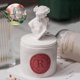 thumbnail image 4 of Vela perfumada con escultura, cera de coco, decoración del hogar, vela de postre, accesorios para fotos, jardín Monet, 4 of 5