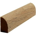 thumbnail image 6 of EWBS11 Baseboard Shoe 3/4" Tall x 1/2" Quarter Round. Unfinished, White Oak, 94", 6 of 8