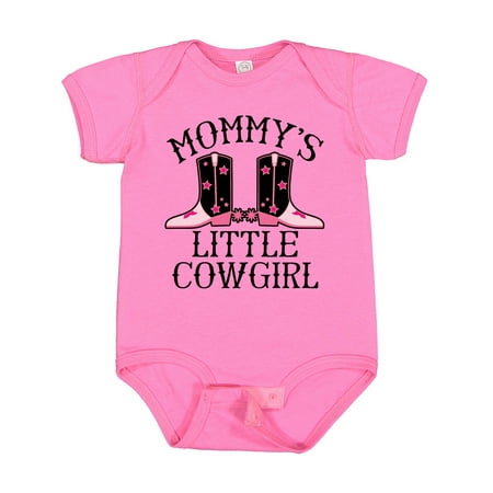 

Inktastic Mommy Little Cowgirl Baby Clothes Gift Baby Girl Bodysuit