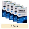 (5 pack) Muro 128 5% Sodium Chloride Hypertonicity Ophthalmic Ointment, from Bausch + Lomb, 2 x 0.125 Oz (7 g total)