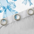 thumbnail image 4 of Homewish Blue Ribbon Letter T Curtains Pack of 2 (42x84 Each), Cartoon Cute Monogrammed Curtains Blackout, Princess Fairy Tale Bow Bedroom Curtains, Blackout Curtains Room Decor, 4 of 6