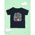 thumbnail image 3 of Cute Animals Sticker Style T-Shirt Infant -Image by Shutterstock,  24 Months, 3 of 4